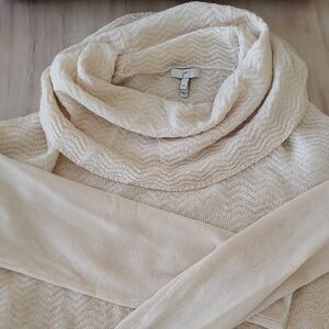 JOIE Cream Cowl Neck Wool And Cashmere Sweater